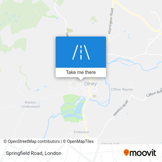 Springfield Road map
