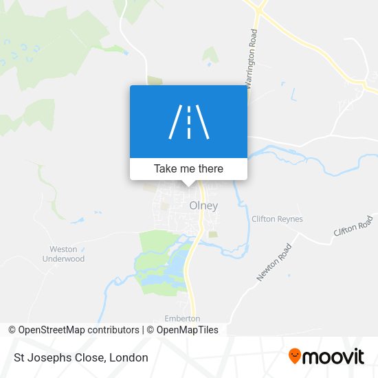 St Josephs Close map