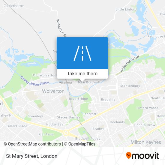 St Mary Street map