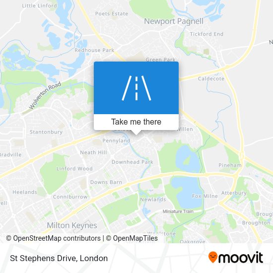 St Stephens Drive map