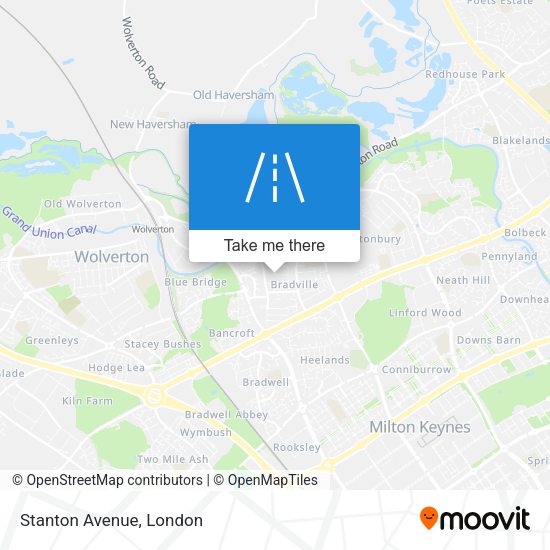 Stanton Avenue map