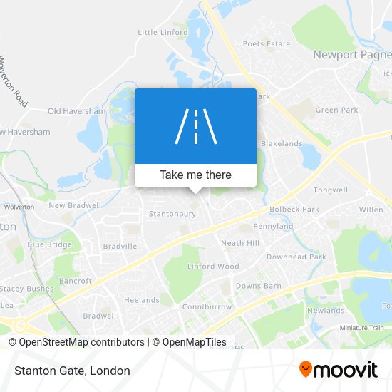 Stanton Gate map