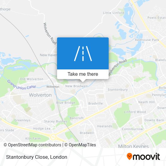 Stantonbury Close map