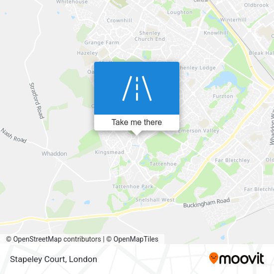 Stapeley Court map