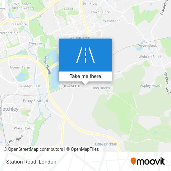 Station Road map