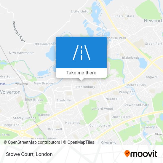 Stowe Court map