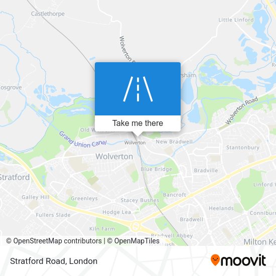 Stratford Road map