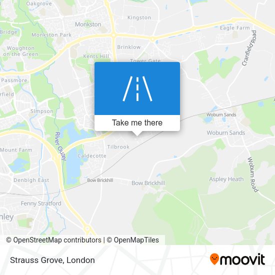 Strauss Grove map