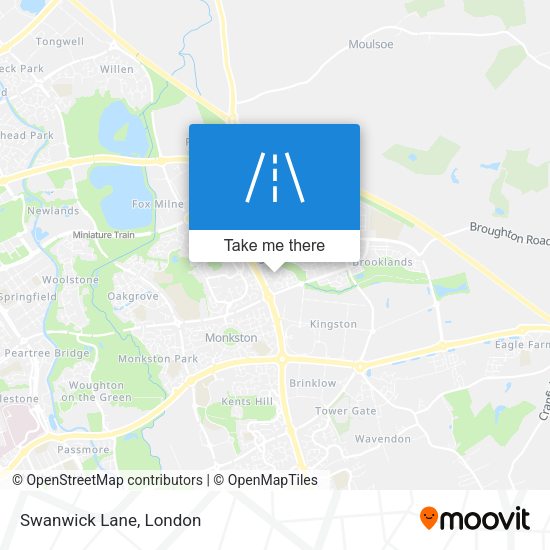 Swanwick Lane map