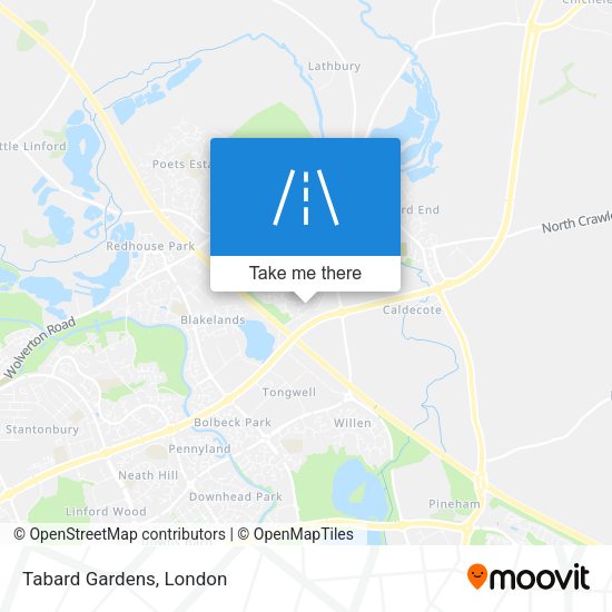 Tabard Gardens map