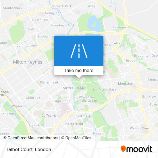 Talbot Court map