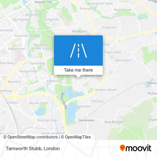 Tamworth Stubb map
