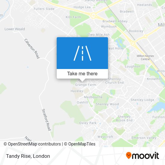 Tandy Rise map