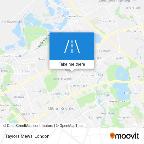 Taylors Mews map