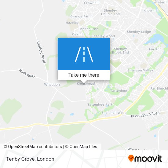 Tenby Grove map