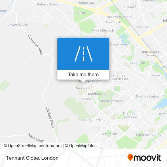 Tennant Close map