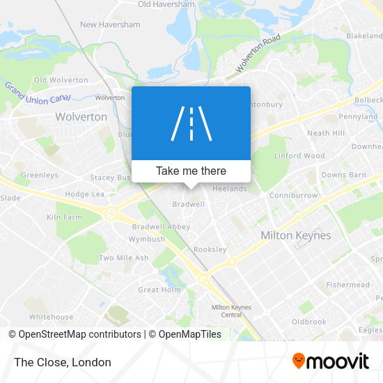 The Close map