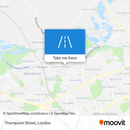 Thompson Street map
