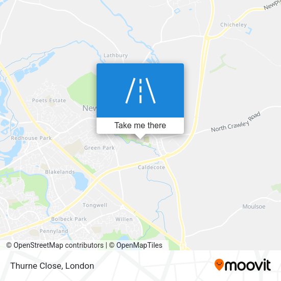 Thurne Close map
