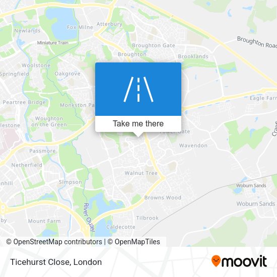 Ticehurst Close map