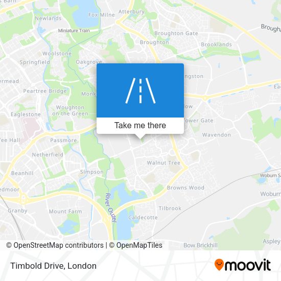 Timbold Drive map