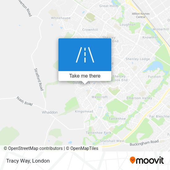 Tracy Way map