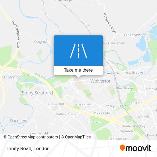 Trinity Road map