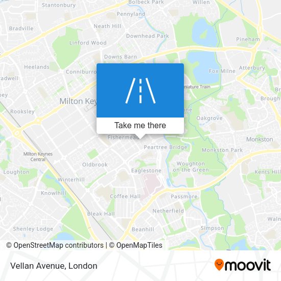 Vellan Avenue map