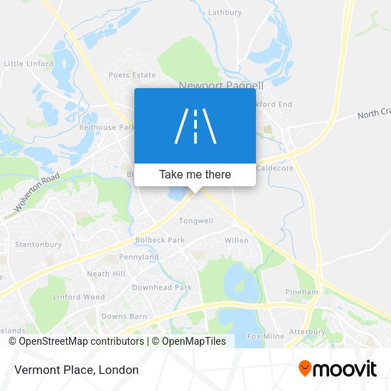 Vermont Place map