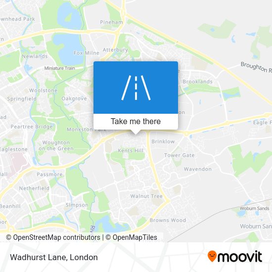 Wadhurst Lane map