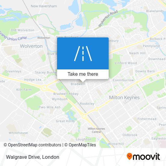 Walgrave Drive map