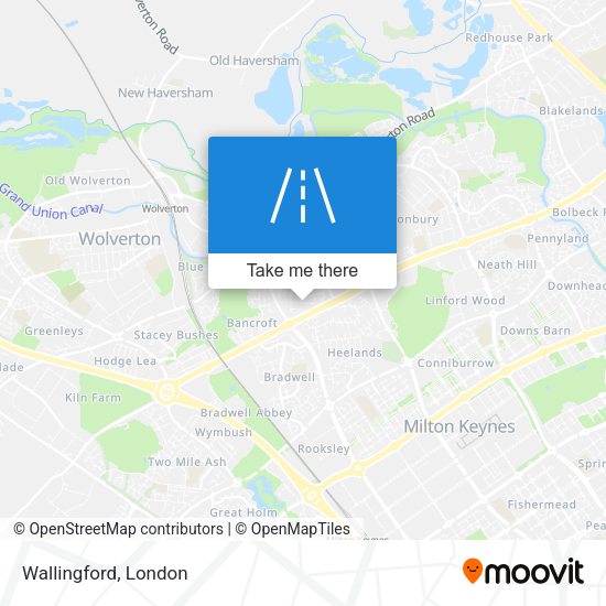 Wallingford map