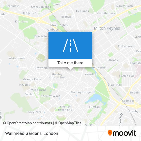 Wallmead Gardens map