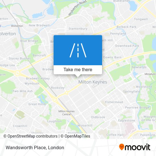 Wandsworth Place map