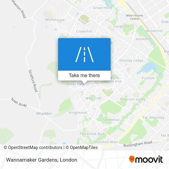 Wannamaker Gardens map