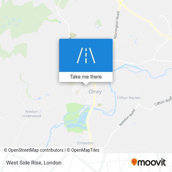 West Side Rise map