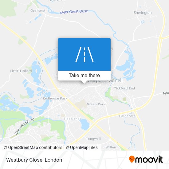 Westbury Close map