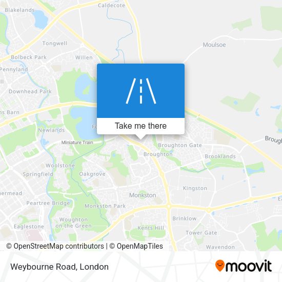 Weybourne Road map