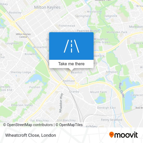 Wheatcroft Close map