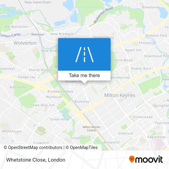 Whetstone Close map