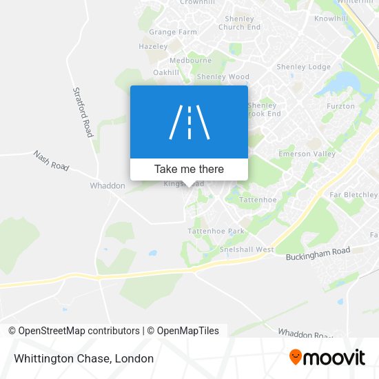 Whittington Chase map