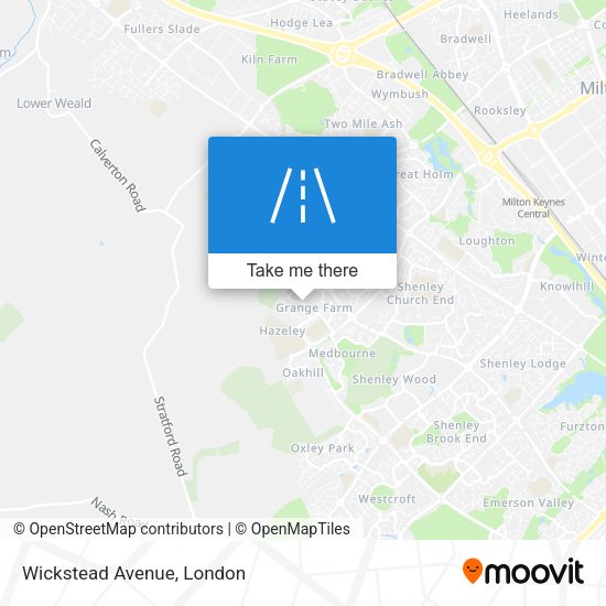 Wickstead Avenue map
