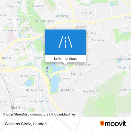 Williams Circle map
