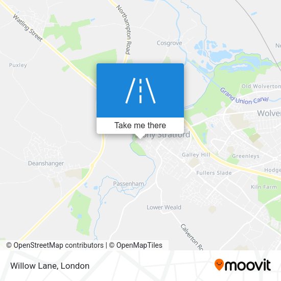 Willow Lane map