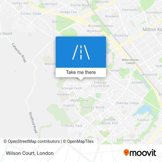 Wilson Court map