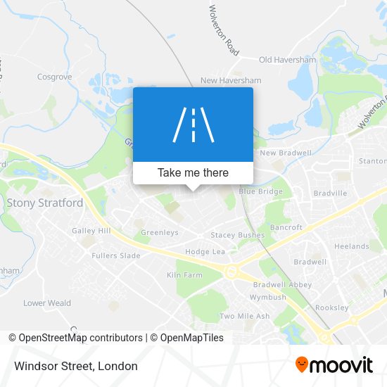 Windsor Street map