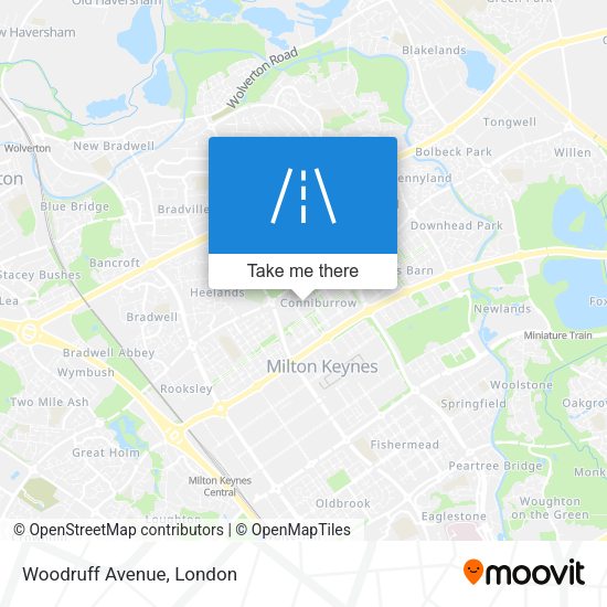 Woodruff Avenue map