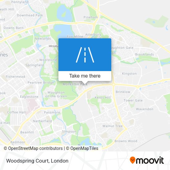 Woodspring Court map