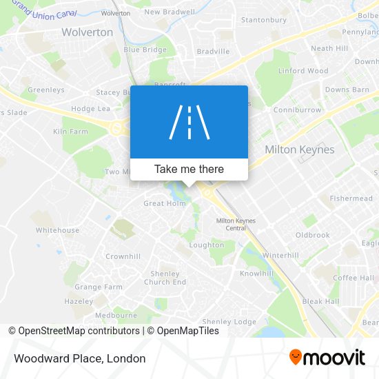 Woodward Place map