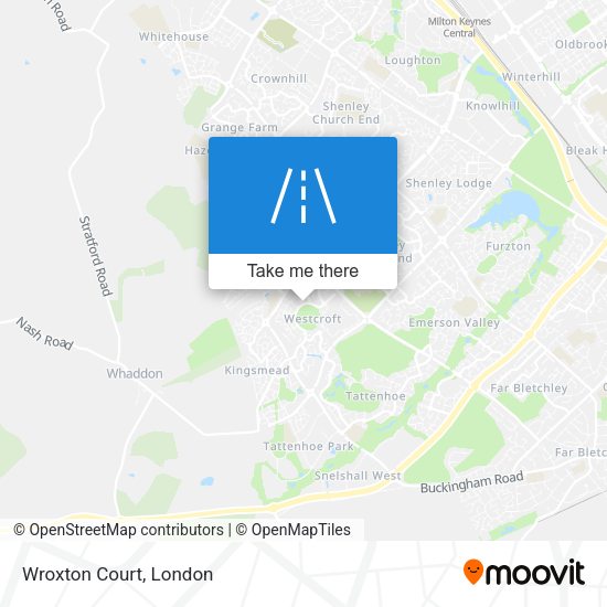 Wroxton Court map